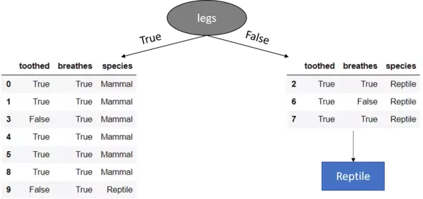 Root Node Split Procedure