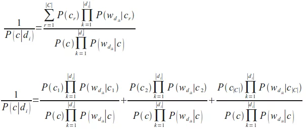 The classification formula: Numerically stable