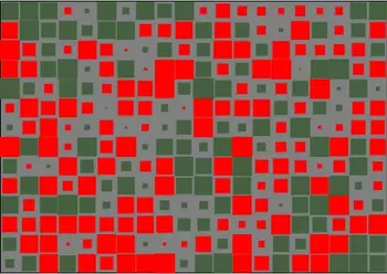 Visualisation of a Matrix using a Hinton diagram