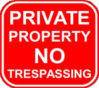 No Trespassing