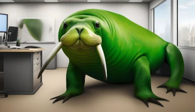 the Python walrus